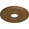 Ekena Millwork Berkshire Ceiling Medallion (Canopies up to 7"), 15 3/4"OD x 3 7/8"ID x 3/4"P, Smokey Topaz Crackle CM15BESTC - alternate 3